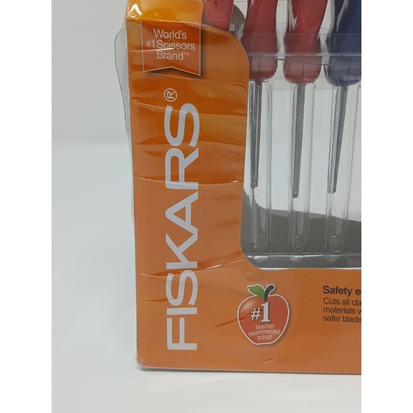 Fiskars Blunt-tip Kids Scissors Classpack, 5", Assorted Colors, Pack of 12 - Picture 8 of 8